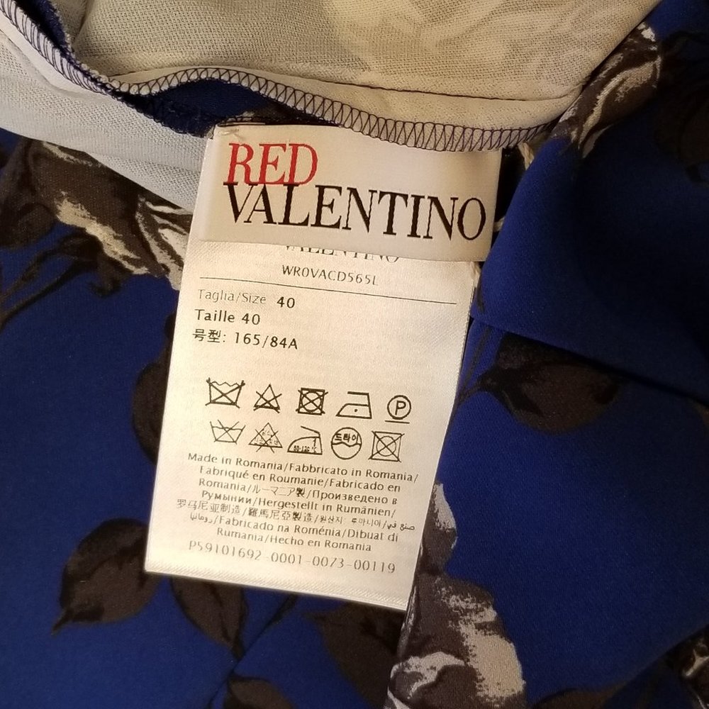 RED Valentino $1389 Floral Print Dress - Picture 13 of 15